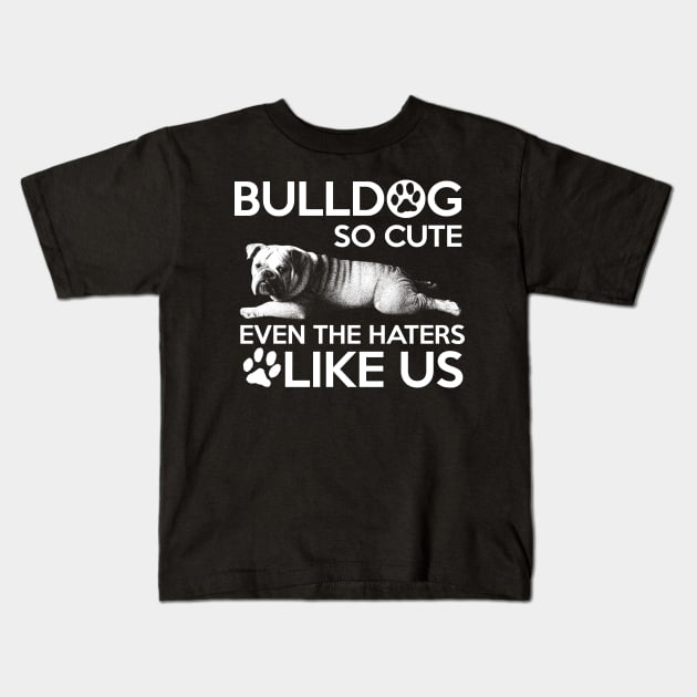 bulldog Kids T-Shirt by UniqueWorld